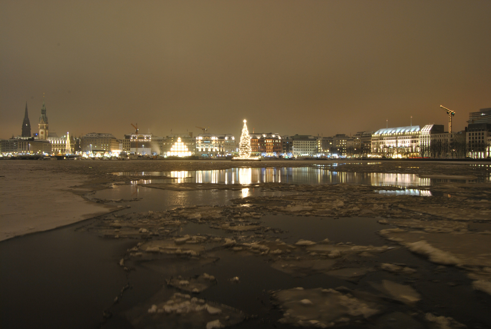 eiszeit an der Alster