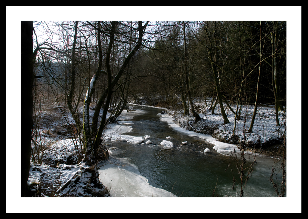 Eiszeit an der Eisch