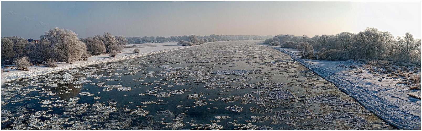 Eiszeit an der Elbe