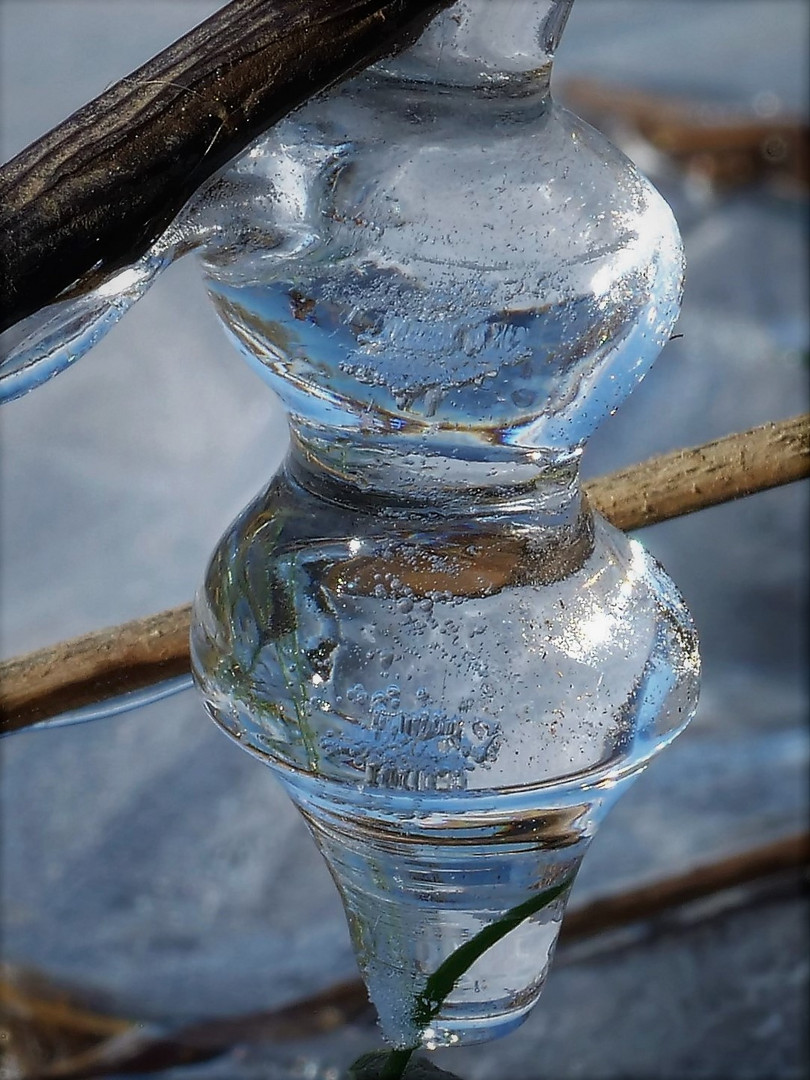 Eiszeit an  süddeutschen Bächen und Flüssen 1