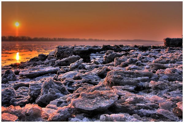 Eiszeit auch in Wedel