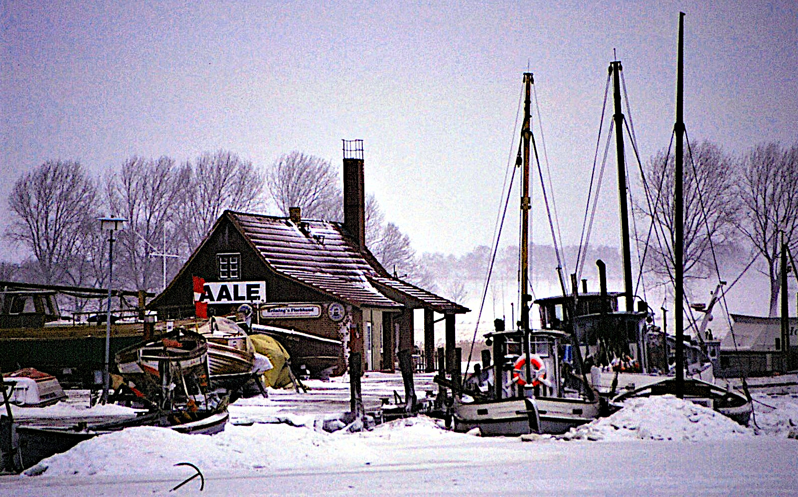 Eiszeit auf der Insel Poel (Winter1991)