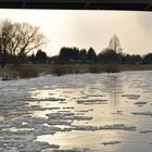 Eiszeit auf der Weser bei Holzminden II