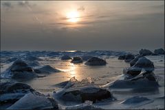 Eiszeit auf Rügen..