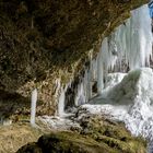 Eiszeit beim Wasserfall ...