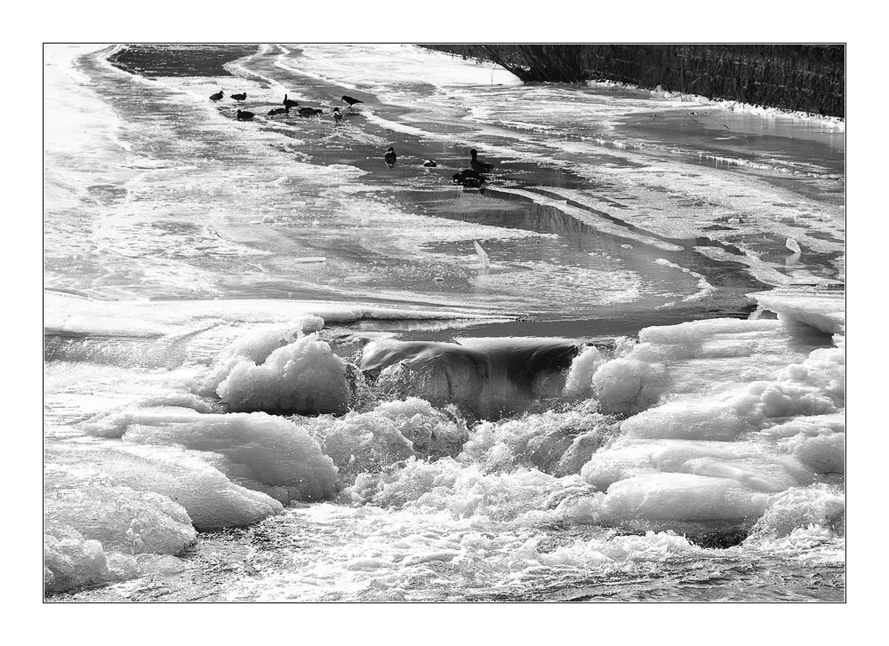 Eiszeit für die Schiltach in Schiltach