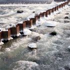 Eiszeit im Neckar