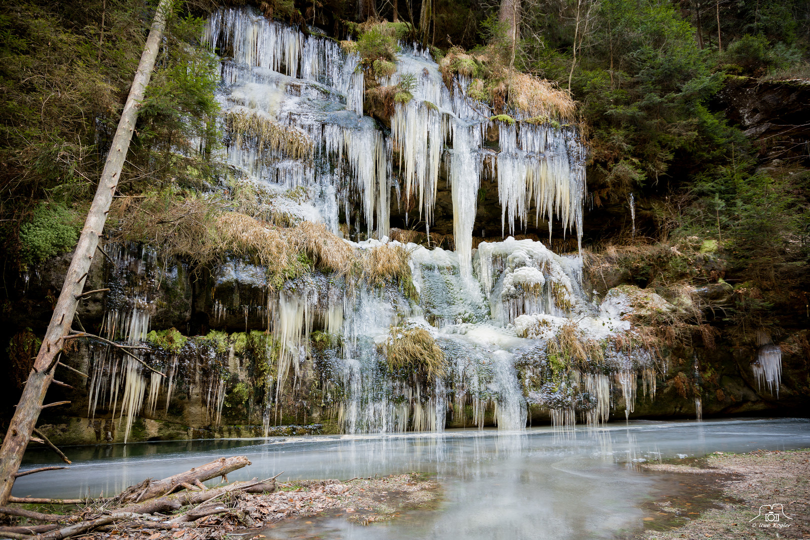 Eiszeit im Polenztal