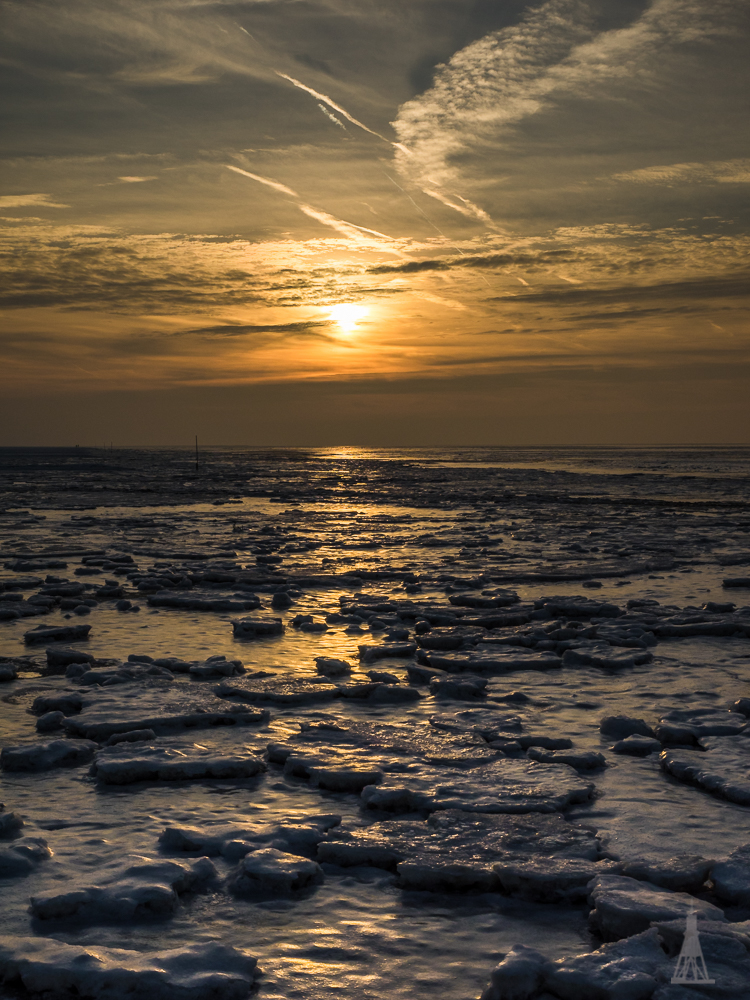 Eiszeit im Watt