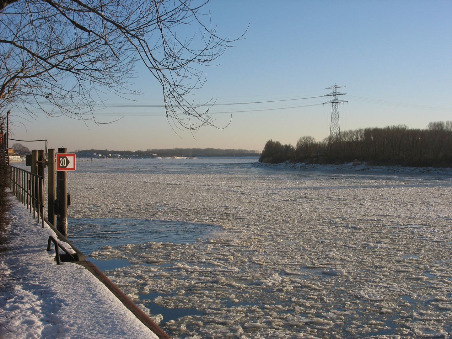 Eiszeit in der Billwerder Bucht