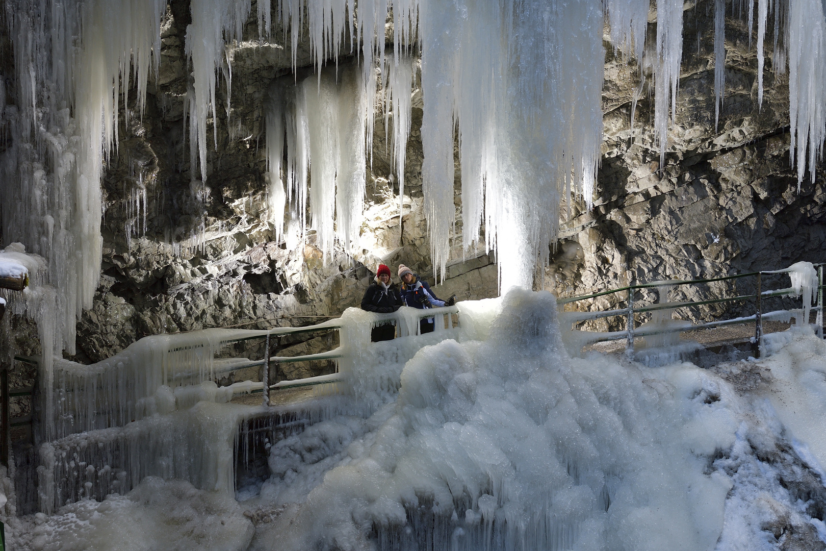 Eiszeit in der Breitachklamm