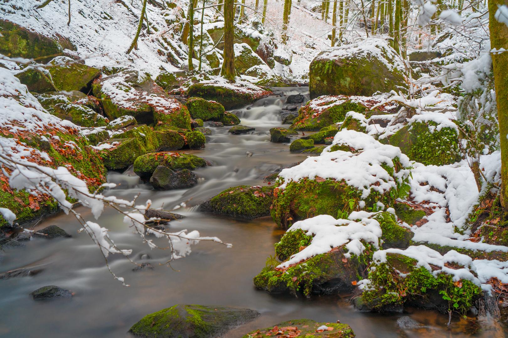 Eiszeit in der Karlstalschlucht.....