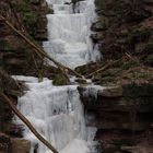 Eiszeit in der Schlucht