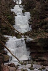 Eiszeit in der Schlucht