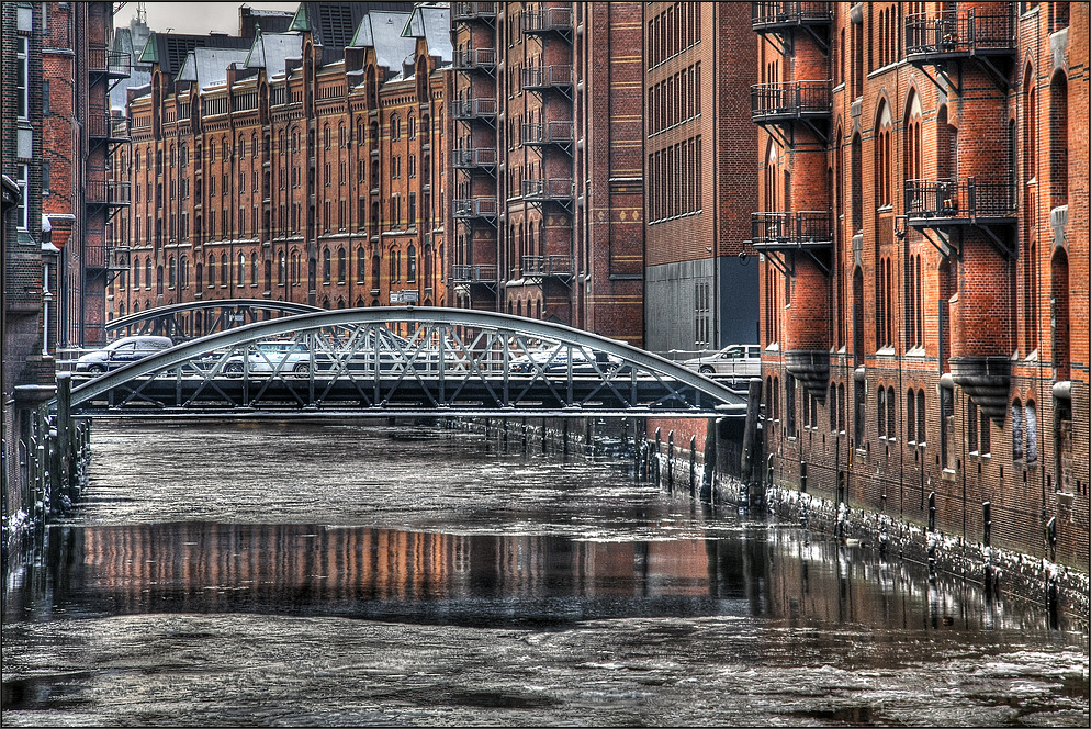 * Eiszeit in der Speicherstadt *