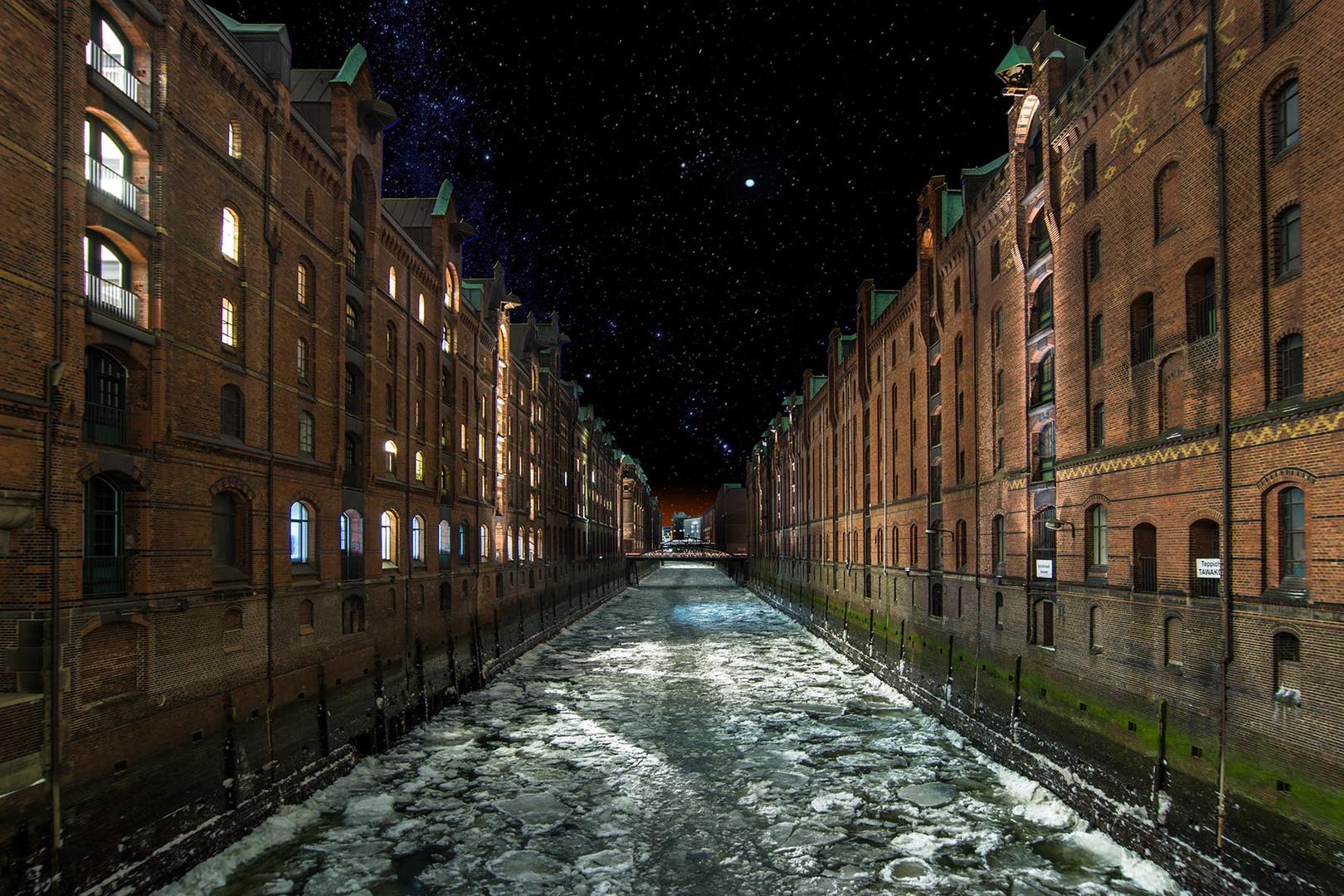 Eiszeit in der Speicherstadt