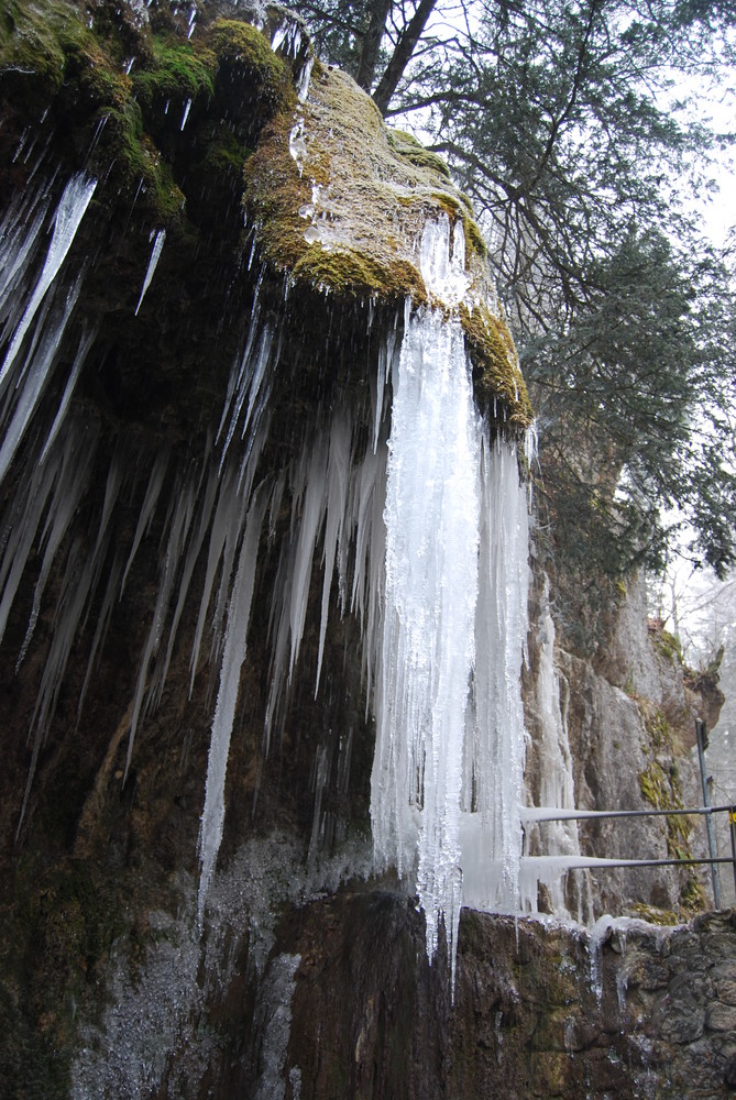 Eiszeit in der Tüfelschlucht