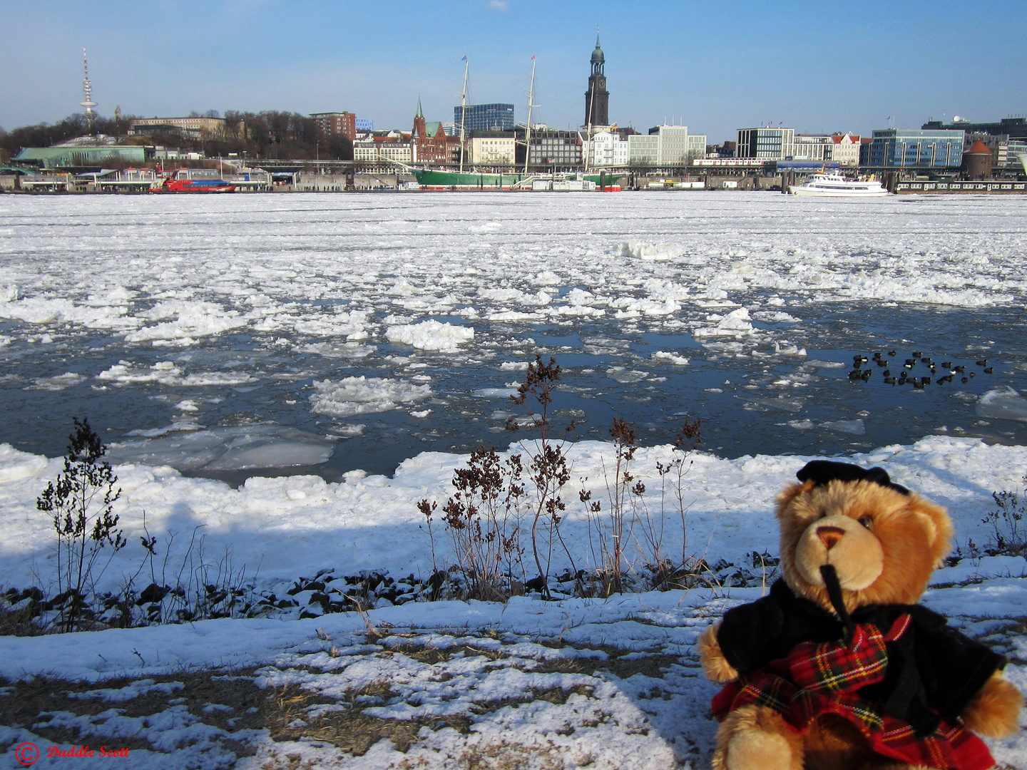 Eiszeit in Hamburg