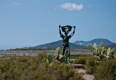 Eivissa / Ibiza: Denkmal für die Salinenarbeiter
