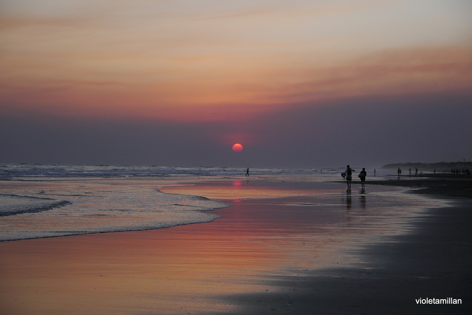 el adios del sol rojo