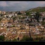 El Albaycín... desde La Alhambra