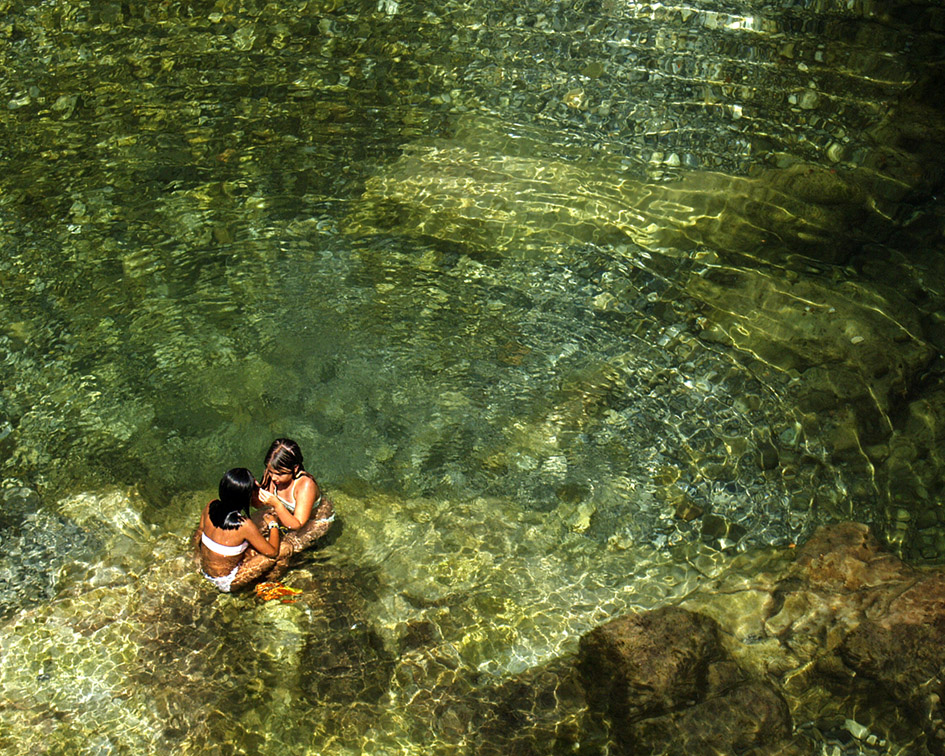 El baño en el rio