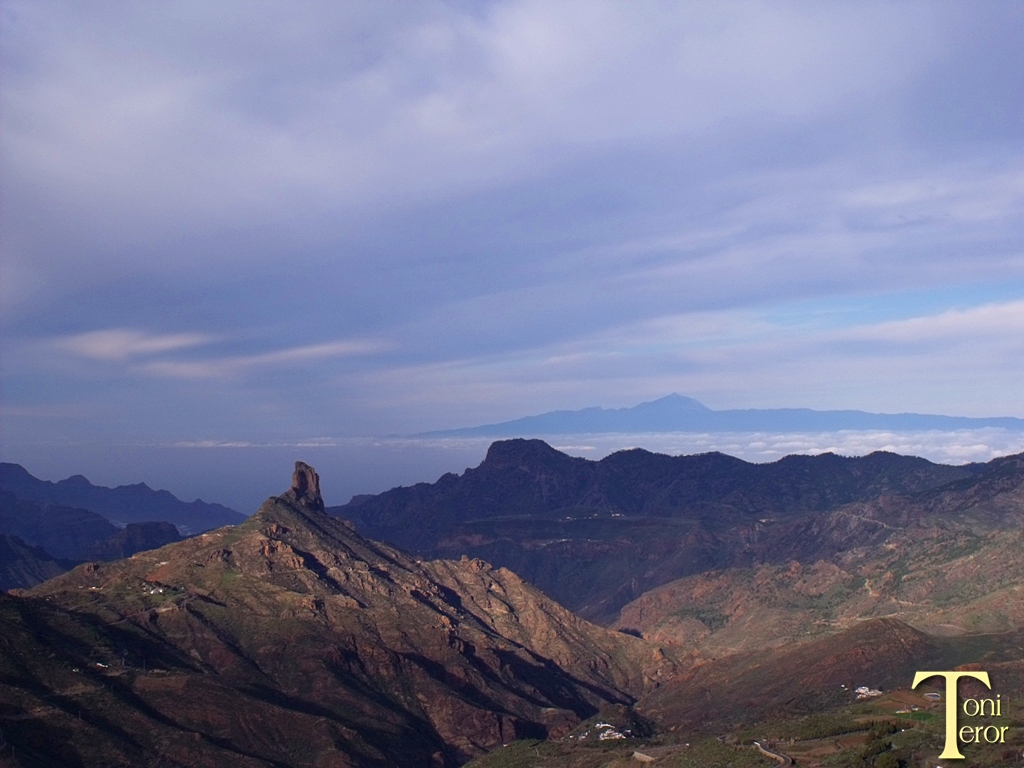 El Bentayga y El Teide