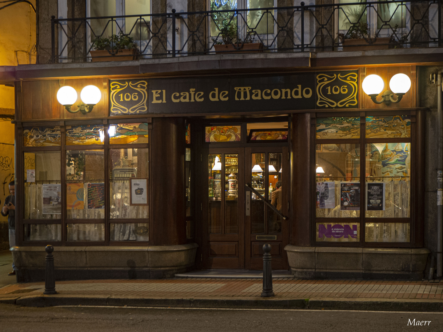 El Café de Macondo. La Coruña.