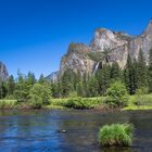 El Capitan mit dem Bridalveil Fall