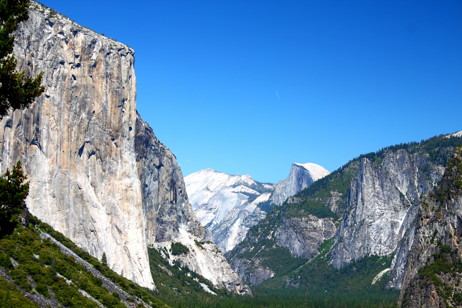 El Capitan und Half Dome ...