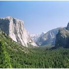 El Capitan und Half Dome