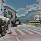 El Castell de Guadalest, Provinz Alicante, Spanien