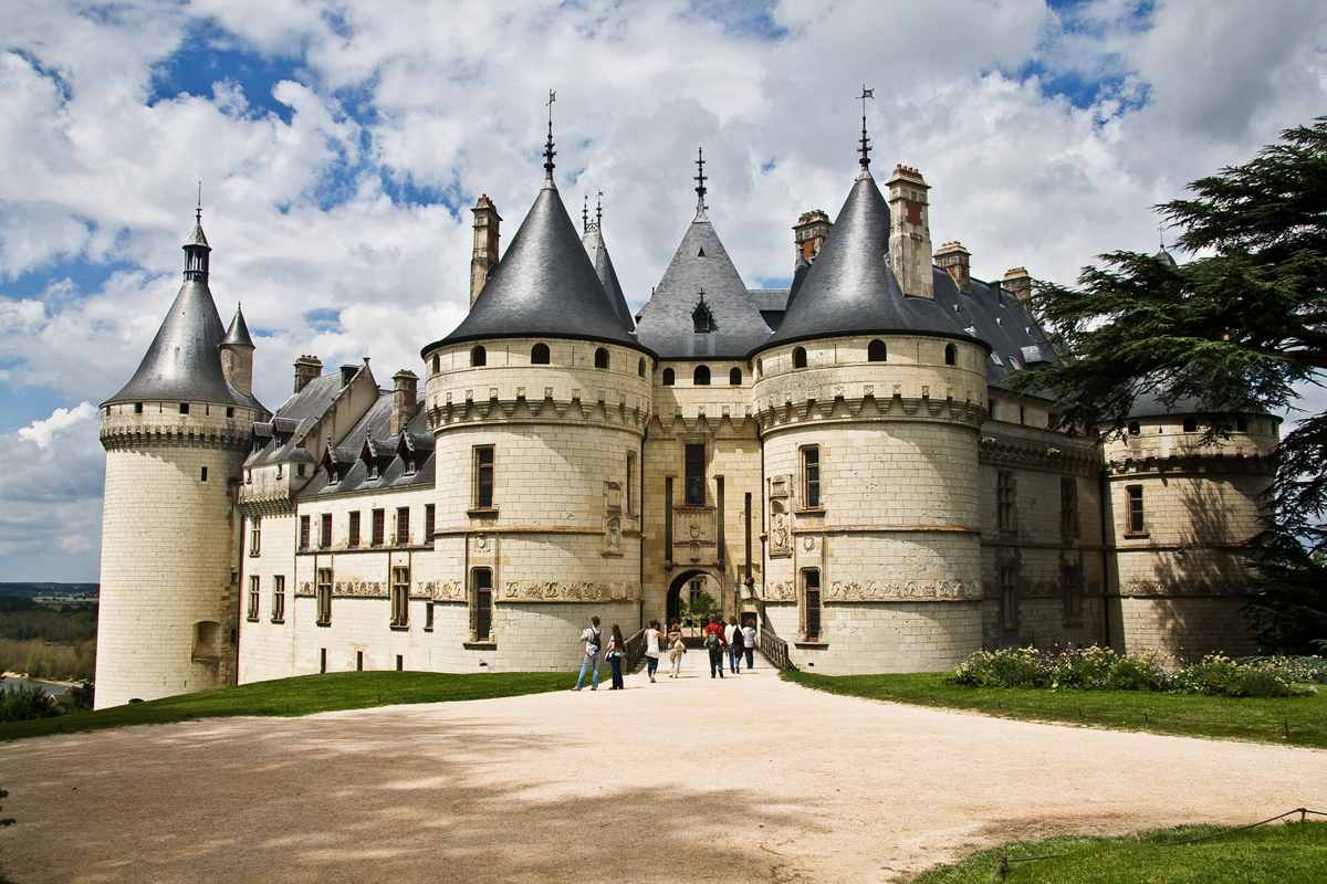 El castillo de Chaumont. Val de Loire. Francia