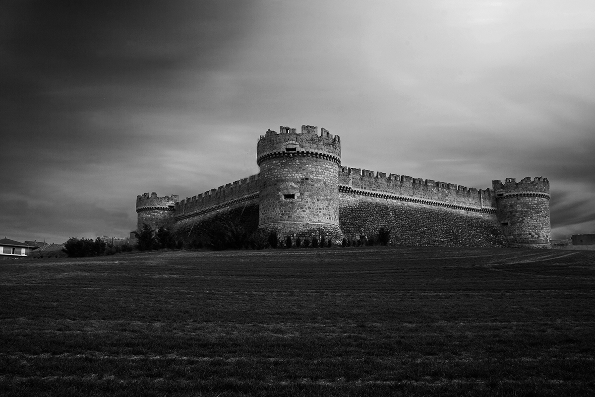 El castillo de Grajal de Campos. León