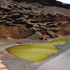 El Charco Verde o de los Clicos en El Golfo (Lanzarote)