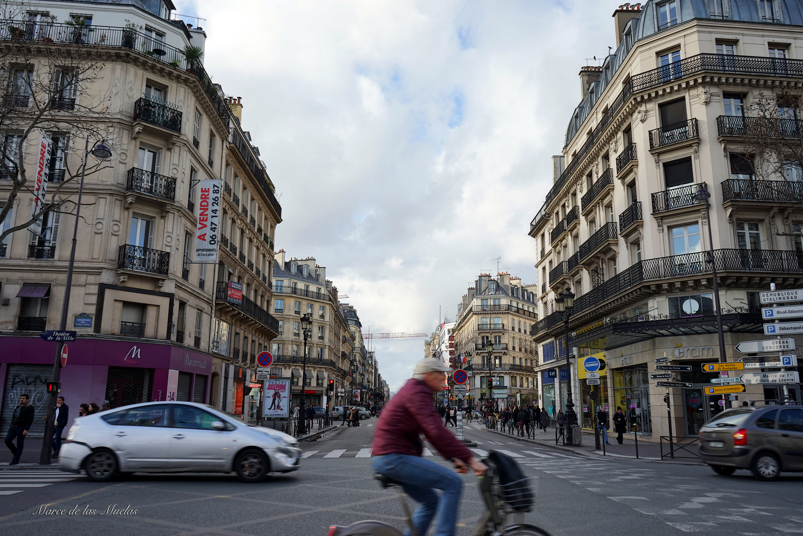 ...el ciclista de Paris...