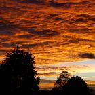 El cielo ardiente sobre Bogotá