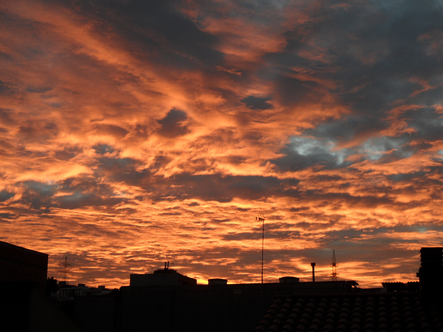 el cielo desde mi terraza