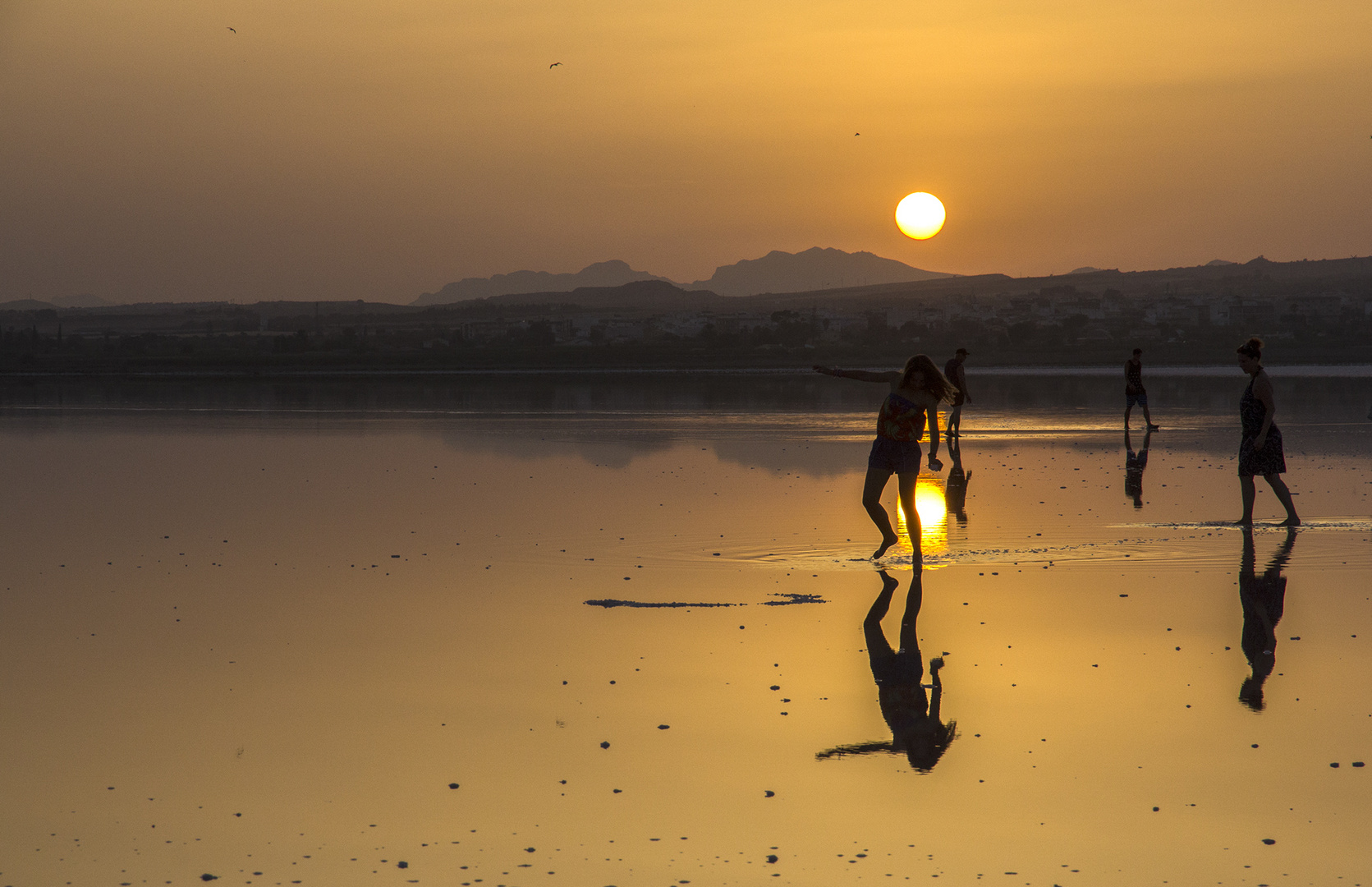 El color de las salinas