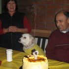 el cumpleaños, con mi amigo