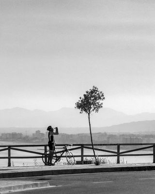 El descanso del ciclista