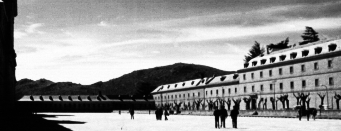 El Escorial ayer...