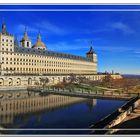 El Escorial y estanque. Panoramica (6 Img.)