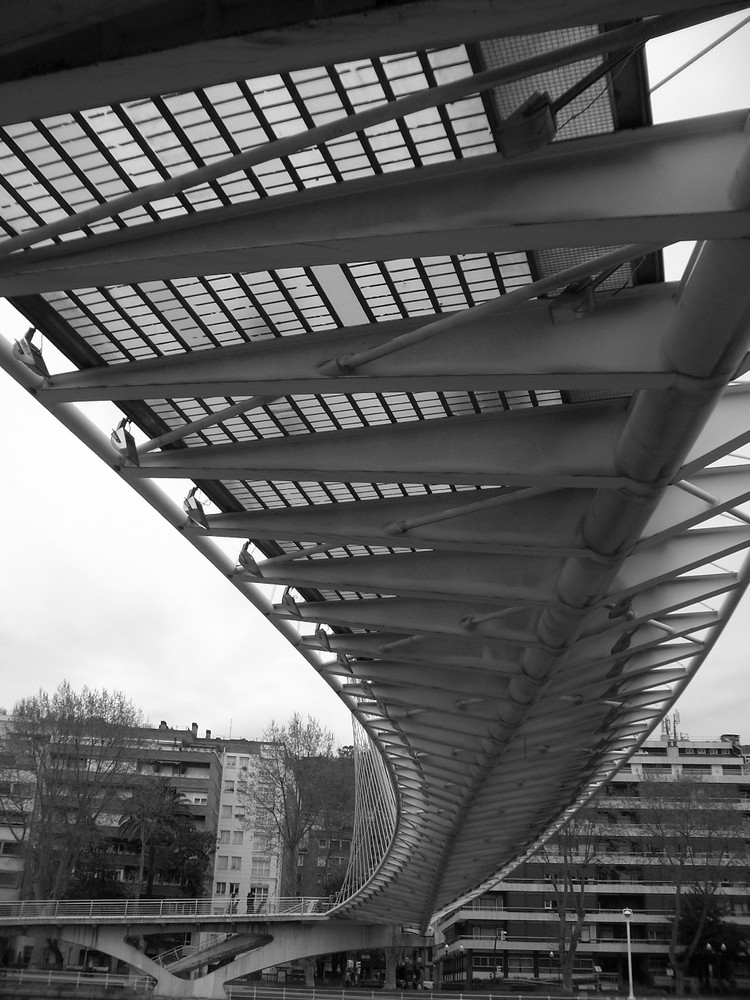 El famoso puente de Bilbao