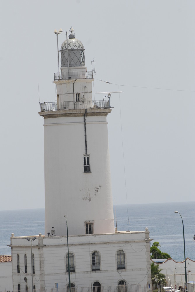 El faro de Málaga