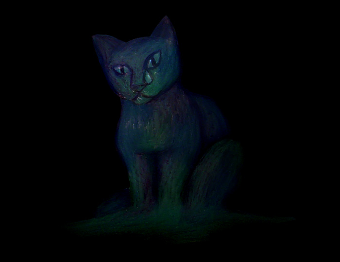 El Gato Que Está Triste y Azul
