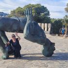 El Gigante de Sal in Moraira,  Spanien