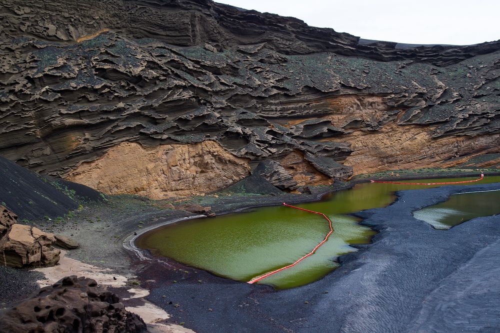 El Golfo . (der kleine grüne See)