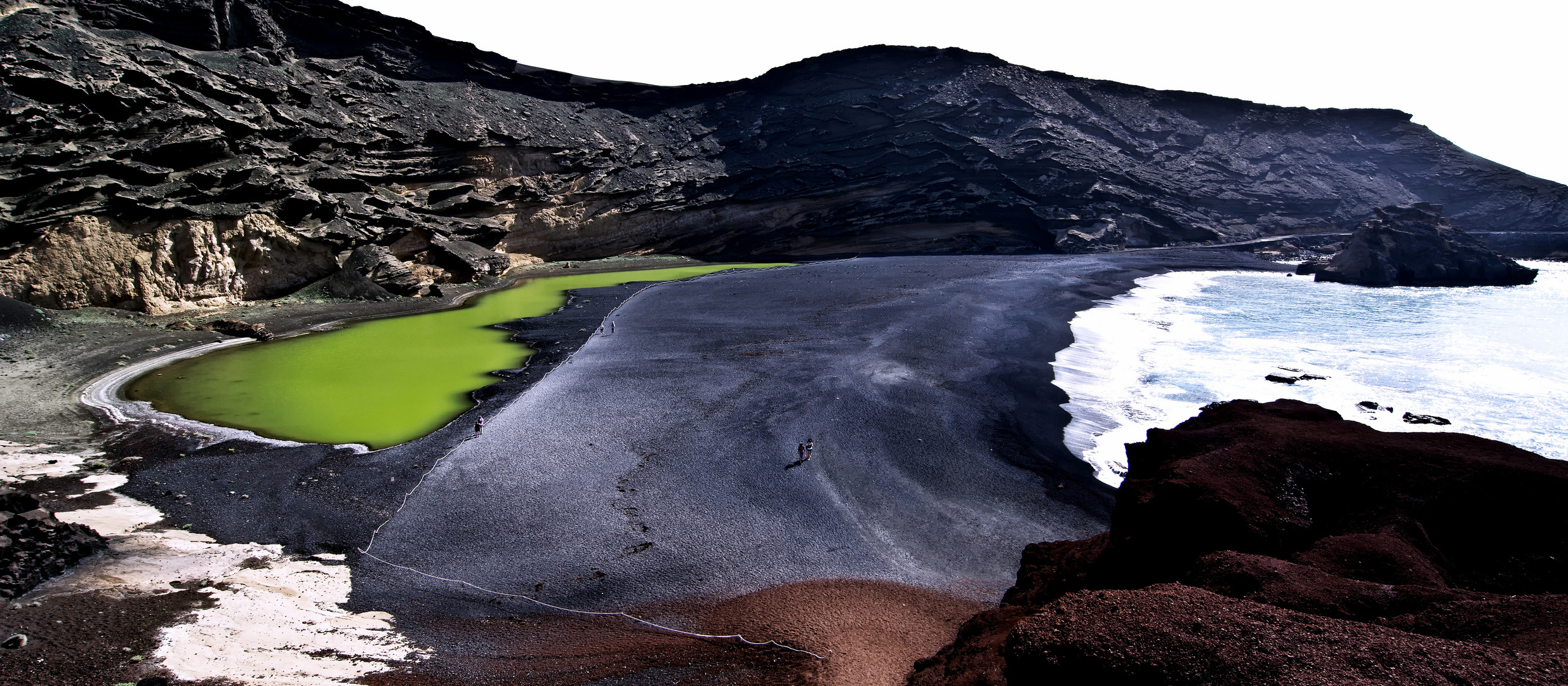 El Golfo "Grüne Lagune", Lanzarote