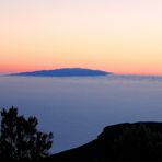 El Hierro - im Vordergrund La Fortaleza - vom Garaonay aus